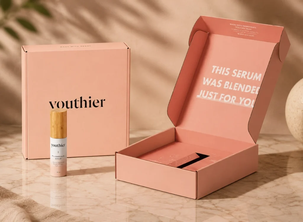 Custom Skin Care Face Cream Paper Box